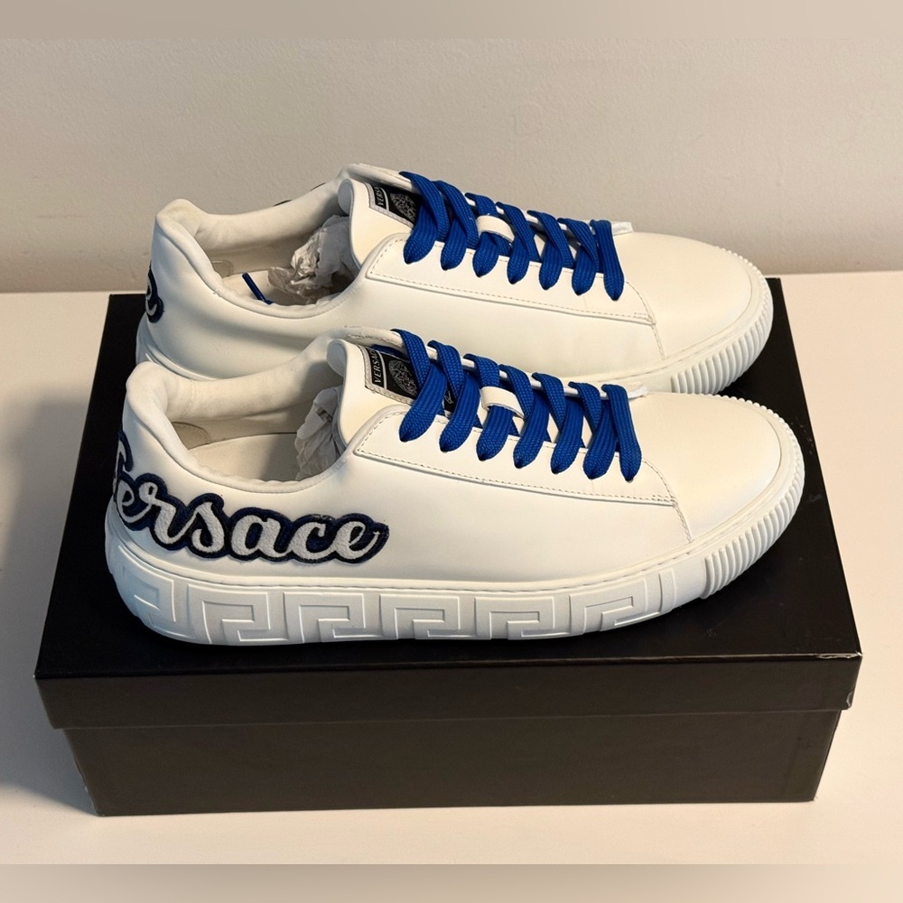 Versace Sneaker Vitello+Patche Versace College